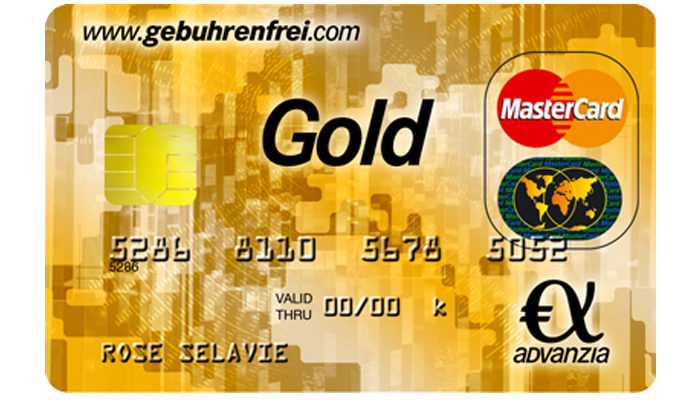 Gebührenfrei Mastercard Gold