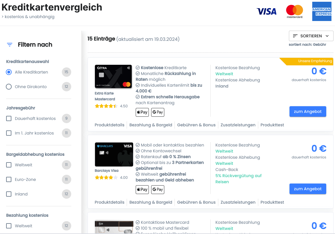 kreditkartenvergleich