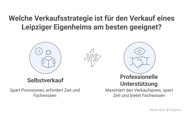 Welche Verkaufsstrategie ist für den Verkauf eines Leipziger Eigenheims am besten geeignet?